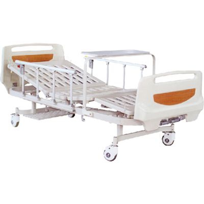 Hospital Bed With ABS Head & Foot Board and Turning Table ME20
