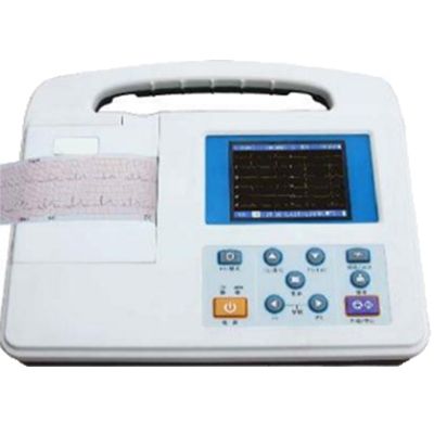 Hospital Portable 1 Channel ECG Machine 3.5 Digital Electrocardiograph ME2301G