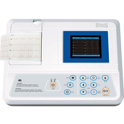  Clinic Medical 3channel Record 3.5 Inch Color LCD Electrocardiograph ME3303B