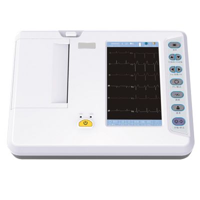 Medical Portable Digital Electrocardiograph 6 Channel ECG Machine ME3306G