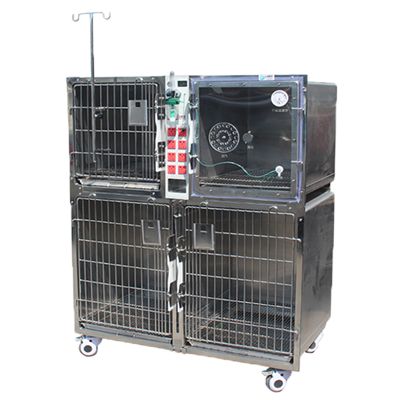 Veterinary Animal Hospital oxygen cabin Pet cage power version MEdy-01