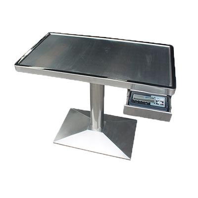 MEDECO Animal Medical Equipment Stainless Steel Multifunctional electric lift table with scale ME31