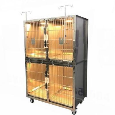 Pet Cage Stainless Steel Six Foster Kennels BDF04