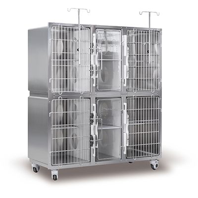 Animal Hospital Pet Store Four-seater luxury cat cage with public toilet BDFML03