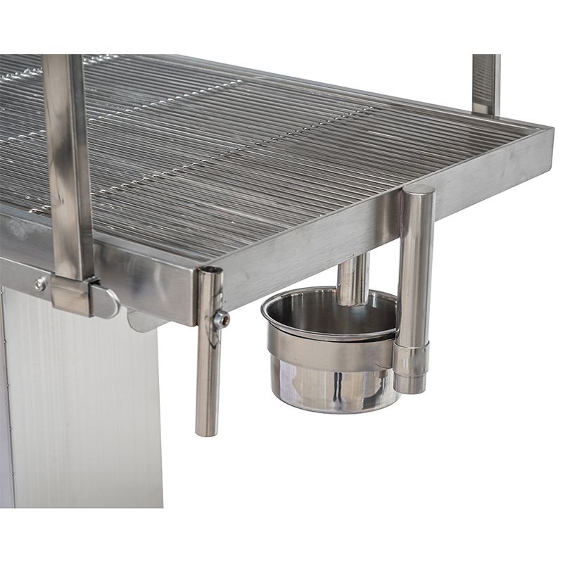 Animal Medical Instrument Pet Hospital Multi-functional Stainless Steel Operating Table BDFVOT-004