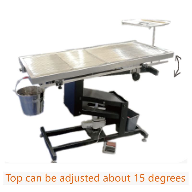 Pet Hospital Operation Instrument Animal Multifunctional Tilted Operating Table Clinic Table BDFVOT-C08