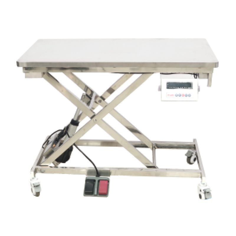 Veterinary Medical Pet Store Stainless Steel X-type Electric Lifting Clinic Table BDFZX01