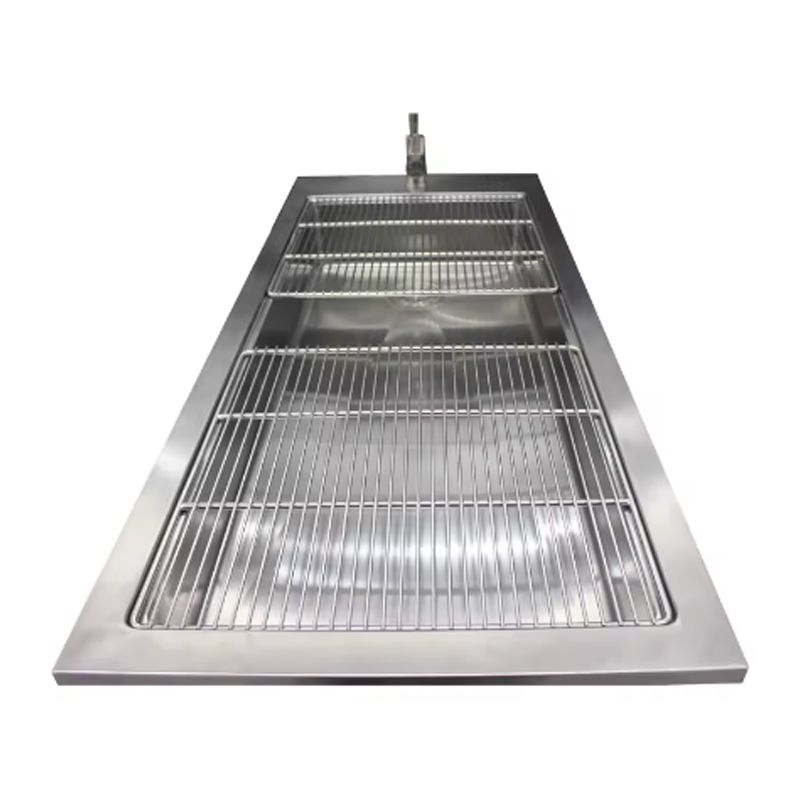 Pet Store Animal Hospital Medical Wodden Frame Wet Disposal Table BDFC03/BDFC04