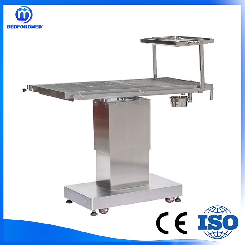 Animal Medical Instrument Pet Hospital Multi-functional Stainless Steel Operating Table BDFVOT-004